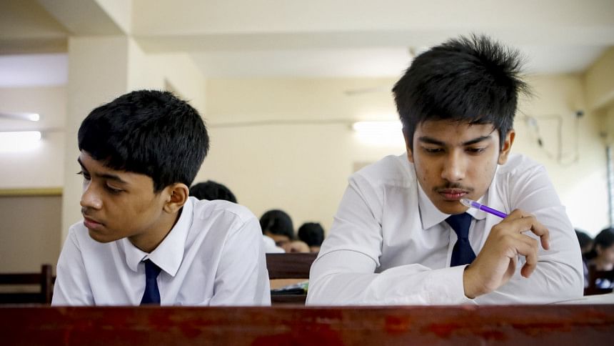 Students inside a classroom.