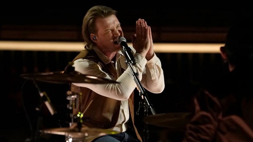 Morgan Wallen performs at the Billboard Music Awards Morgan Wallen