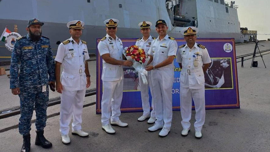 Bangladesh-India navy exercise Bangladesh-India navy exercise