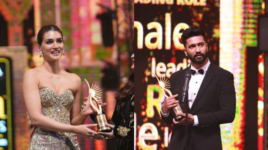 IIFA Awards 2022 - Vicky Kaushal and Kriti Sanon Vicky Kaushal and Kriti Sanon