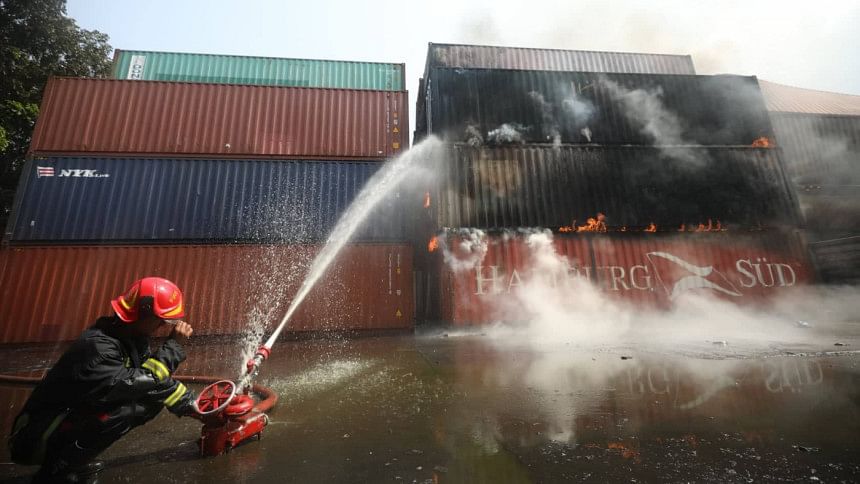 Ctg depot fire Ctg depot fire