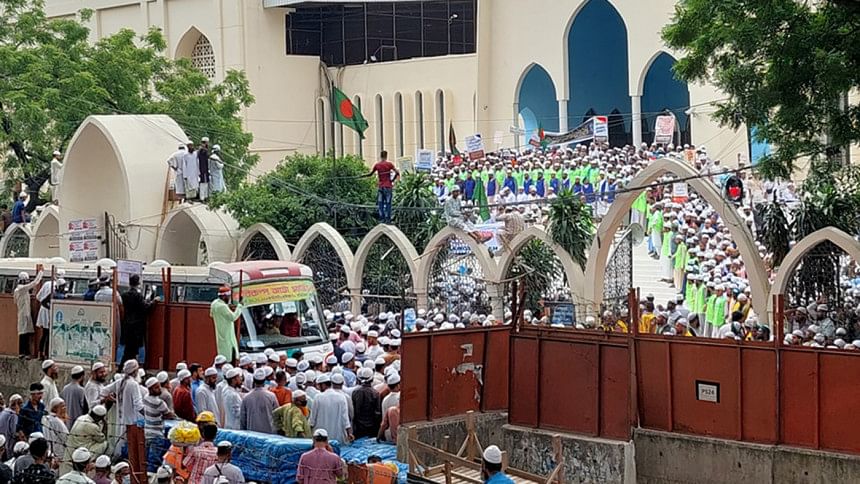 Prophet remarks: March to Indian High Commission starts from Baitul Mukarram prophet remarks