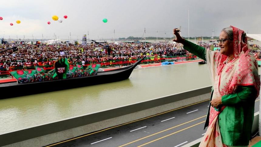 You gave us courage, you gave us power Padma bridge opening