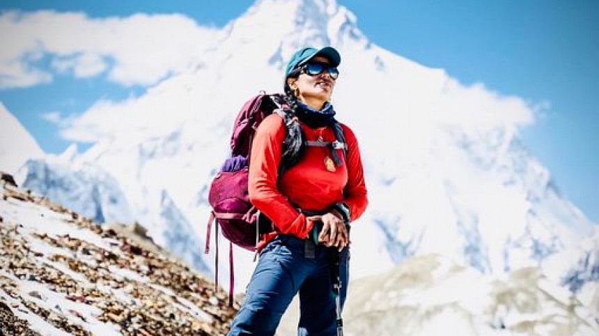 Wasfia Nazreen pushing summit Wasfia Nazreen pushing summit