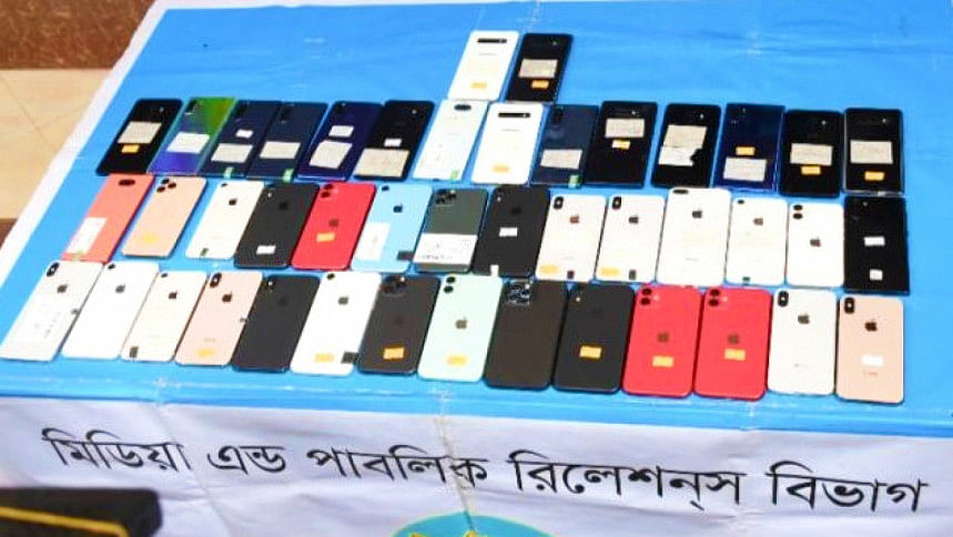 27 iPhones recovered from Khilkhet 27 iPhones recovered from Khilkhet