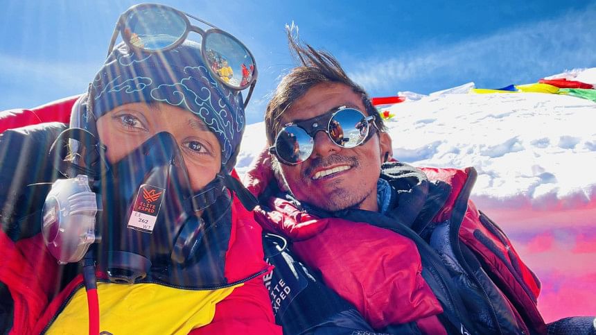 Wasfia Nazreen and Mingma David Sherpa Wasfia Nazreen and Mingma David Sherpa
