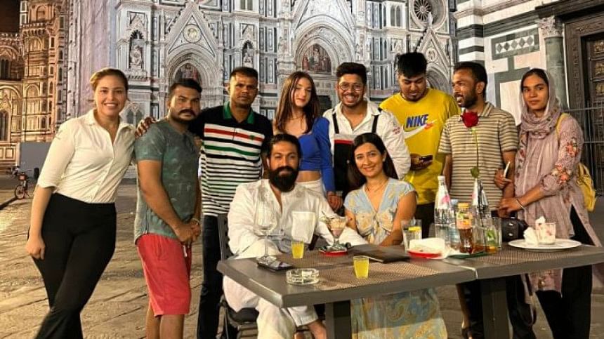 Yash meets Bangladeshi fans in Italy Superstar Yash
