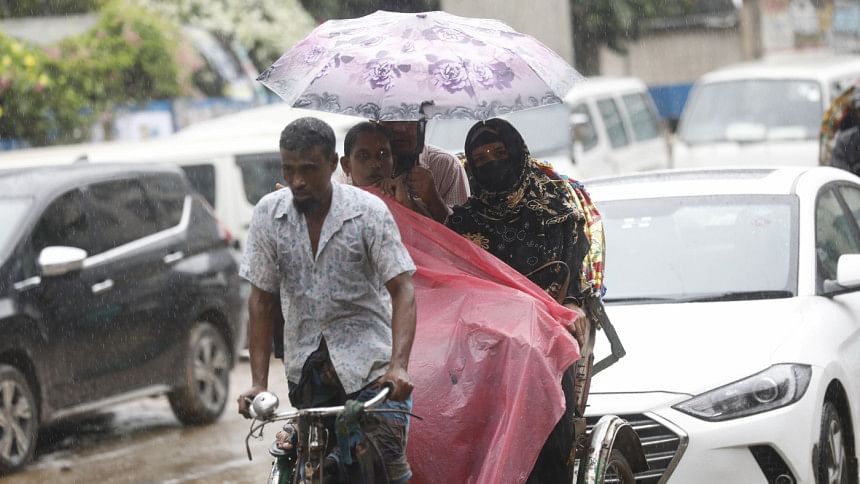 Dhaka may witness rain throughout the day; recorded 7mm rain in 3 hours dhaka city rain today