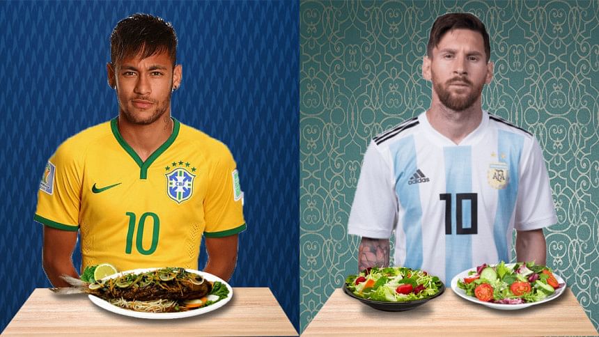 Top 4 footballers and their dietary habits Top 4 footballers and their dietary habits