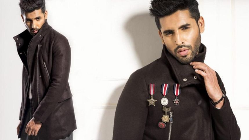 Nibir Adnan wins an award as Best International Male Model Nibir Adnan wins an award as Best International Male Model