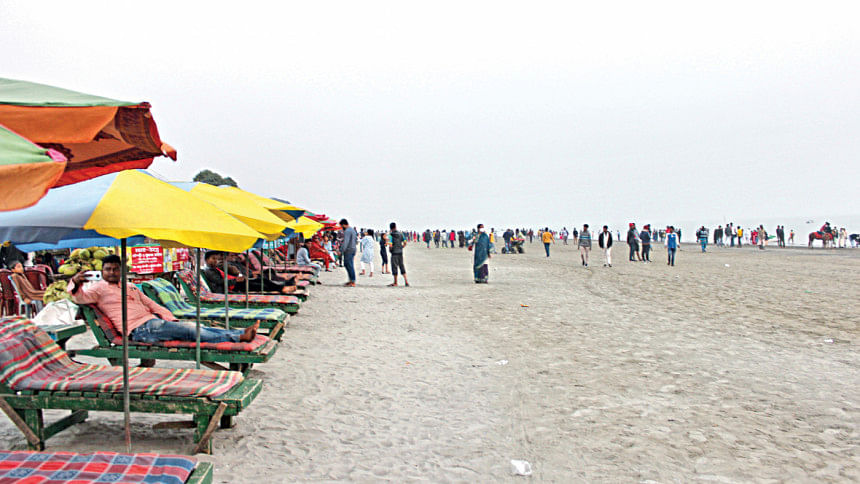 Kuakata witnesses influx of tourists | The Daily Star