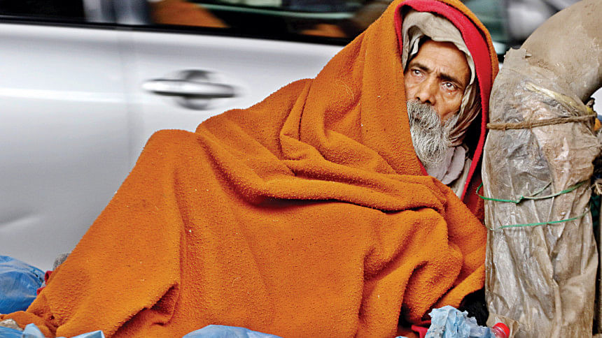 In grip of bitter cold | The Daily Star