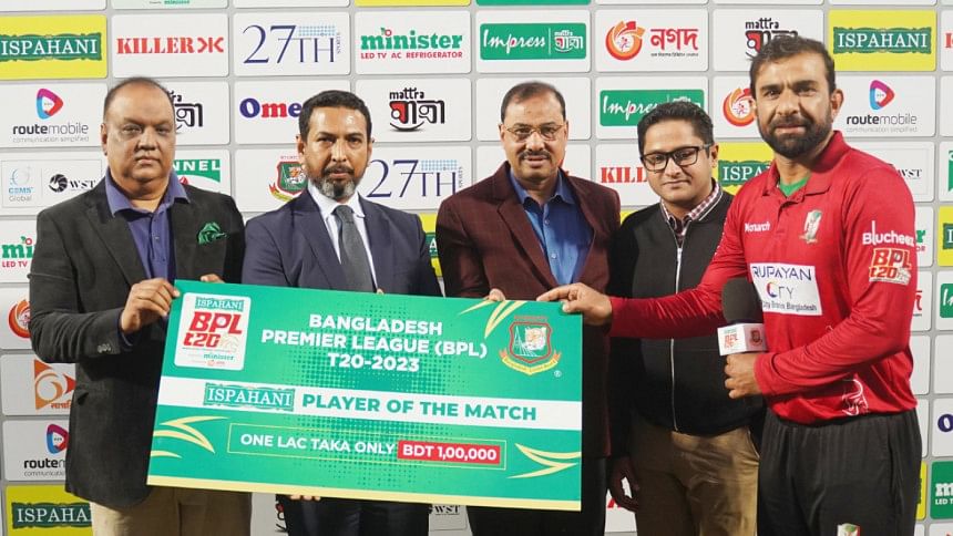 Fortune Barishal's Pakistan all-rounder Iftikhar Ahmed starred with a blistering fifty to help his side set up a 26-run win over Chattoram Challengers at the Zahur Ahmed Chowdhury Stadium in Chattogram on Friday.