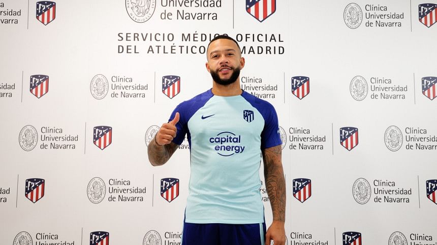 Atletico Madrid have signed Memphis Depay from La Liga rivals Barcelona, the two clubs said on Friday, with the Netherlands forward penning a 2-1/2 year contract.