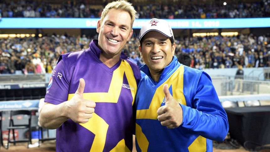 Shane Warne and Sachin Tendulkar