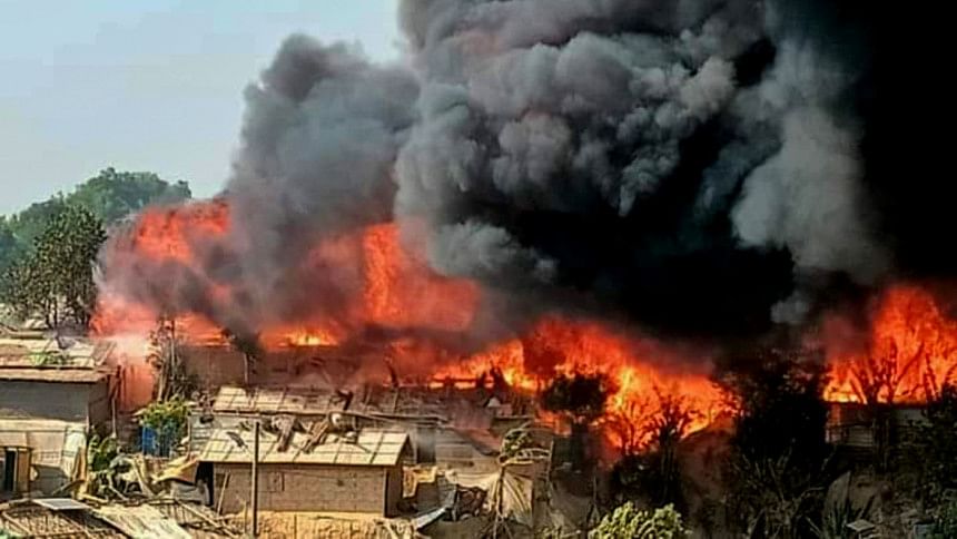 Cox's Bazar Rohingya Camps Fire Cox's Bazar Rohingya Camps Fire