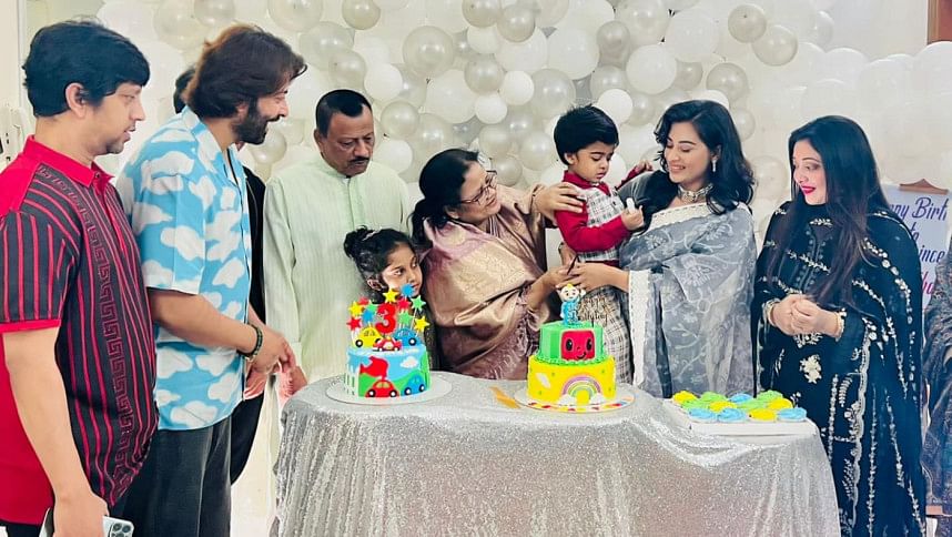 Shakib and Bubly celebrate Bir’s birthday Shakib and Bubly celebrate Bir’s birthday
