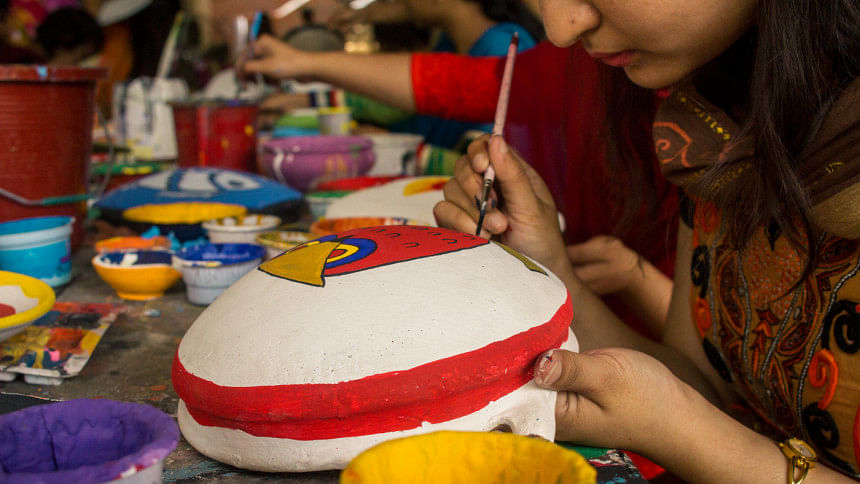 A glimpse into the preparations for Mangal Shobhajatra A glimpse into the preparations for Mangal Shobhajatra