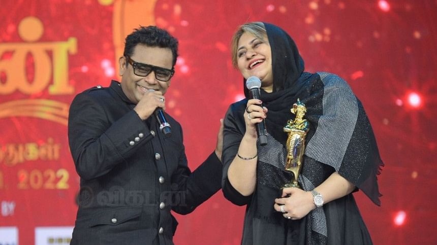 ‘Speak in Tamil not Hindi’: AR Rahman tells wife at award show ‘Speak in Tamil not Hindi’: AR Rahman tells wife at award show