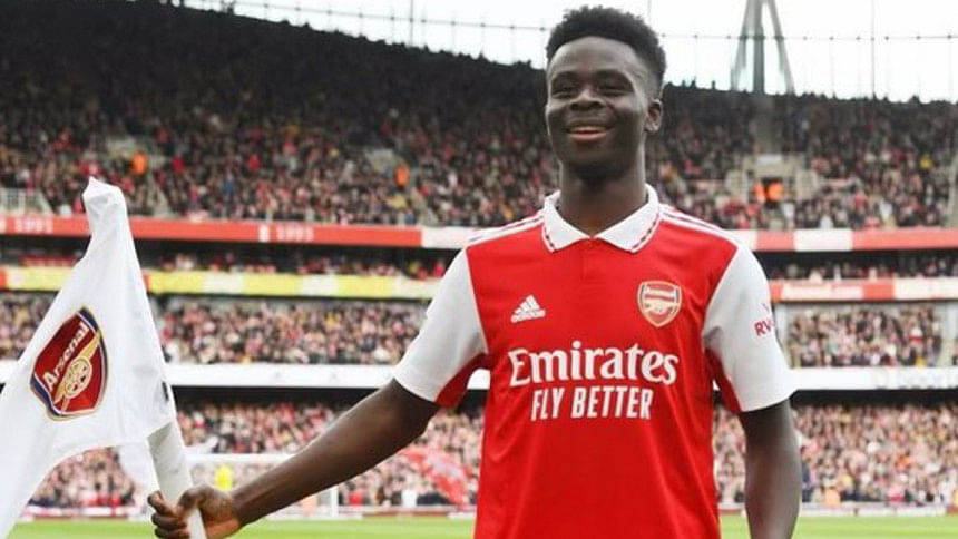 Saka Signs New 'long-term' Arsenal Deal | The Daily Star