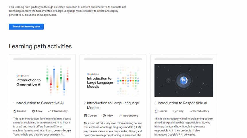 Google offers free Generative AI courses: Here’s how to start learning Google offers free Generative AI courses: Here’s how to start learning
