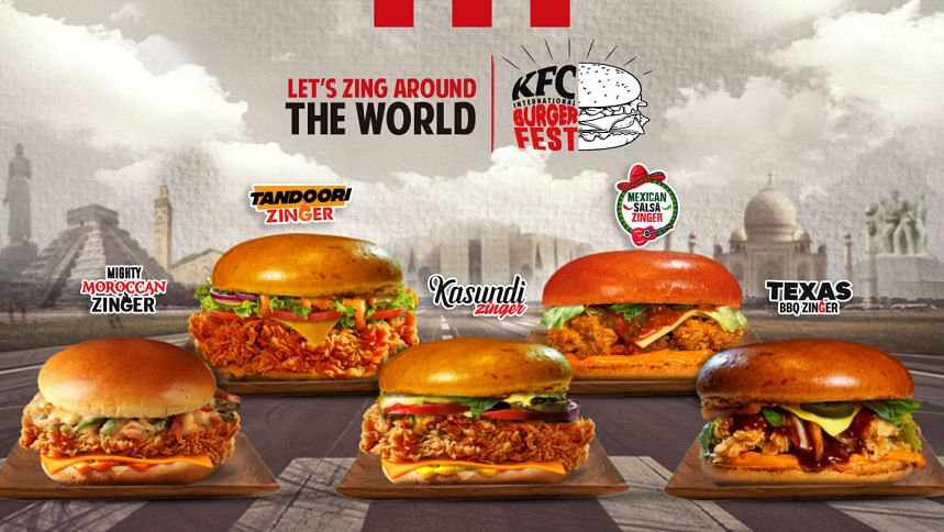 Kfc Brings International Burger Fest The Daily Star