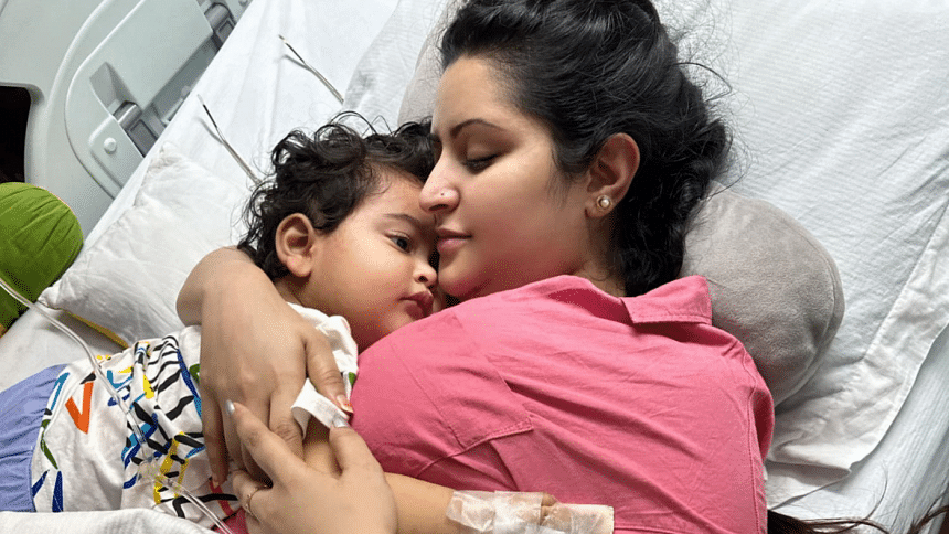 Health of Pori Moni's son improves Health of Pori Moni's son improves