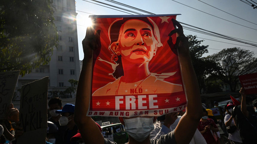 Myanmar's Aung Suu Kyi Pardoned By Military Junta