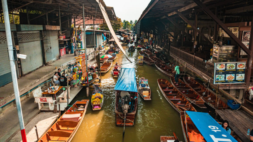 floating market Thailand floating market Thailand