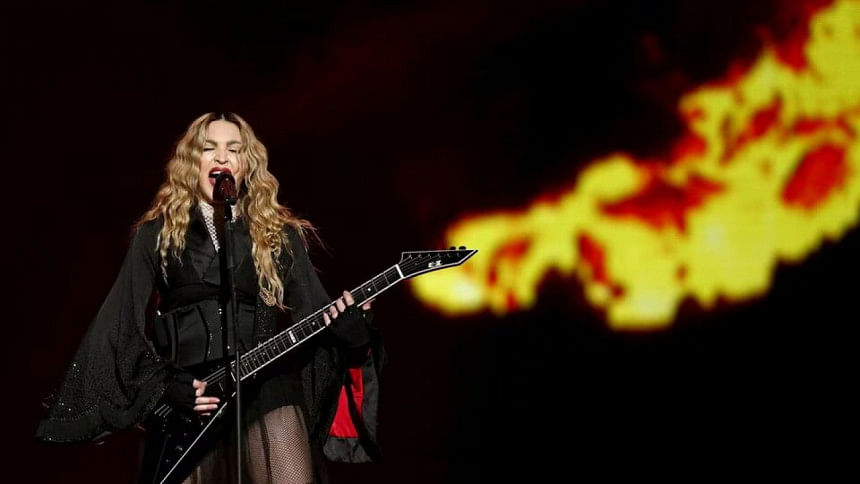 Madonna shines in 'Celebration' tour after near-fatal illness Madonna shines in 'Celebration' tour after near-fatal illness