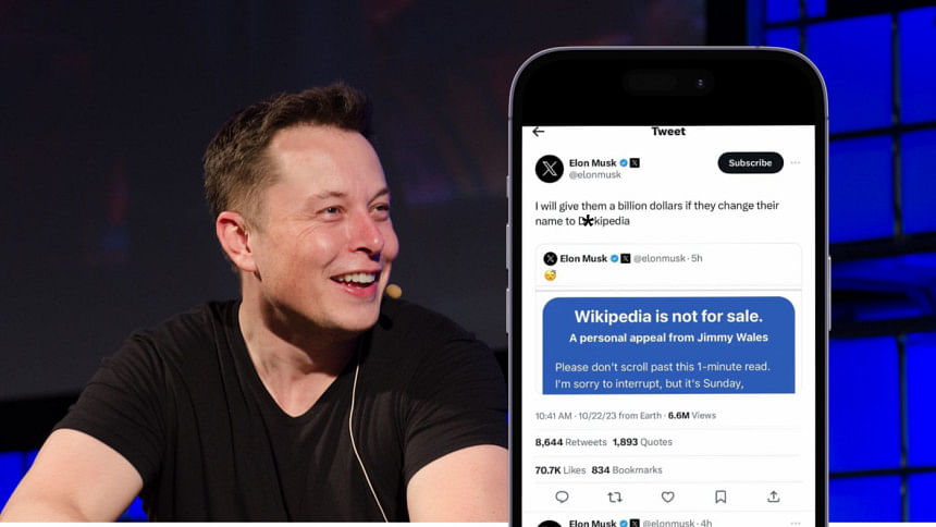 Elon Musk Offers Wikipedia $1 Billion To Change Name To D*ckipedia ...