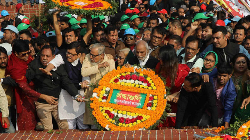 Members of BNP pay tribute to war heroes. Members of BNP pay tribute to war heroes.