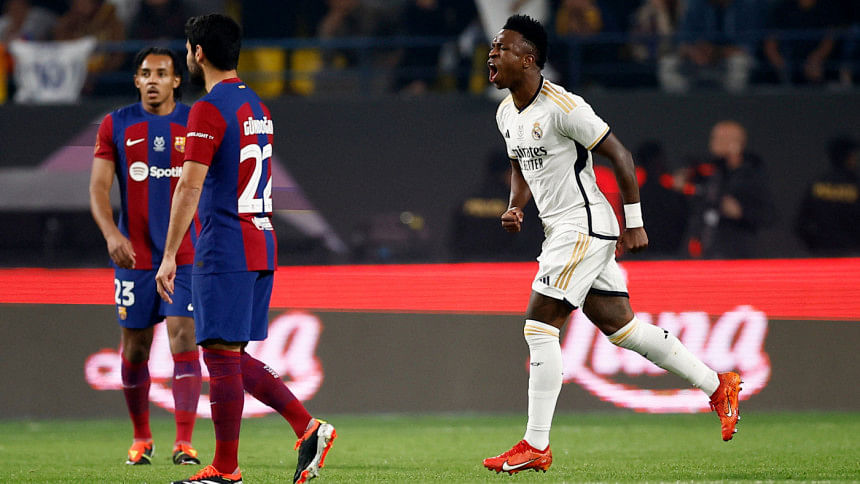 Vinicius Hat-trick As Real Humiliate Barca To Win Spanish Super Cup ...