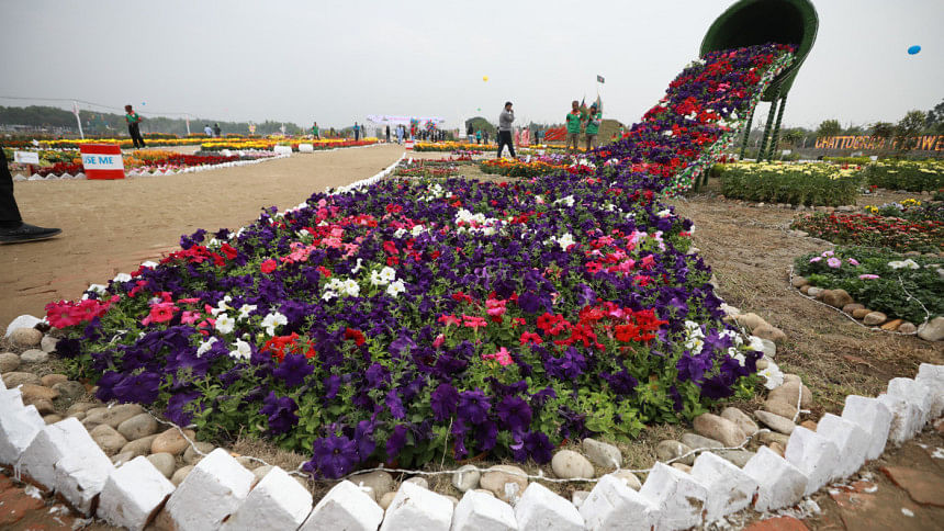 Ctg DC Park: Once a 'drug den', now a kingdom of flowers DC Park in Chattogram's Fouzdarhat