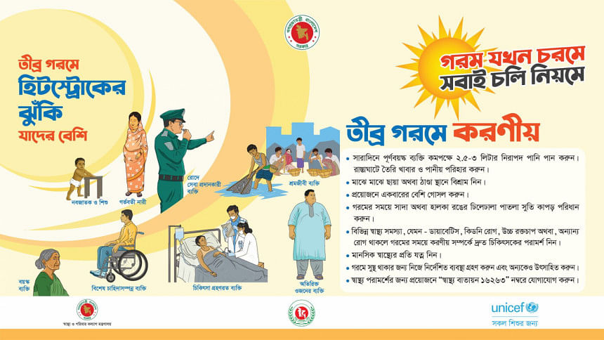 Avoid heat stroke amid heatwave: DGHS issues eight directives Avoid heat stroke amid heatwave: DGHS issues eight directives