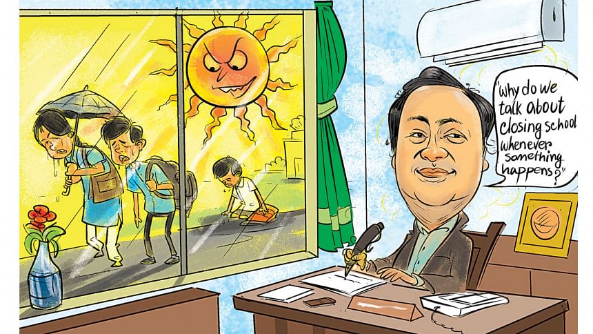 Govt in a bind over school closure School Closure Heatwave Bangladesh