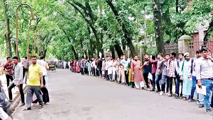 Complex, Tedious Admission Process: Gruelling 3 days for DU freshers complex admission process at Dhaka University