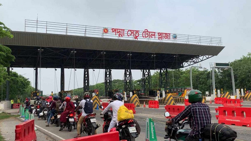 Over Tk 4.80cr toll collected on Padma bridge yesterday Over Tk 4.80cr toll collected on Padma bridge yesterday