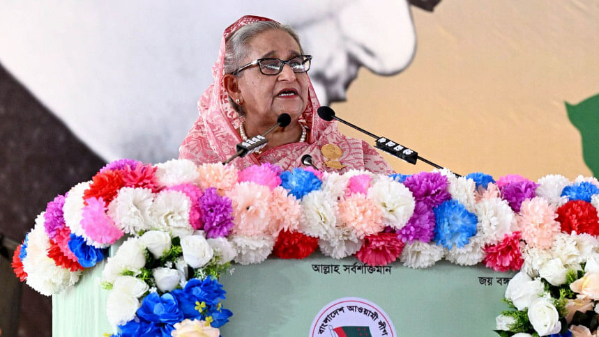 Sheikh Hasina's speech on Awami League's 75th anniversary Sheikh Hasina's speech on Awami League's 75th anniversary