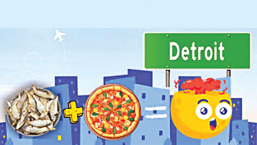 Bangladeshi Shutki Pizza in USA Bangladeshi Shutki Pizza in USA
