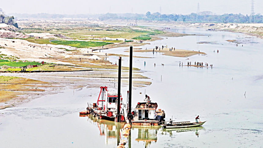 dredging of Old Brahmaputra dredging of Old Brahmaputra