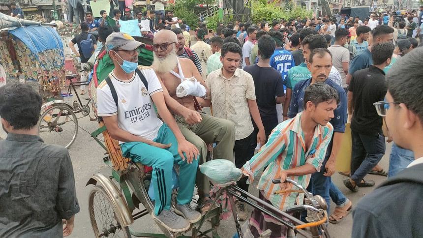 Dhaka Quota Protest Traffic Disruption | Quota protest: Patients suffer ...