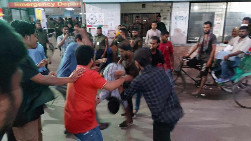 BCL men attack quota protesters BCL men attack quota protesters