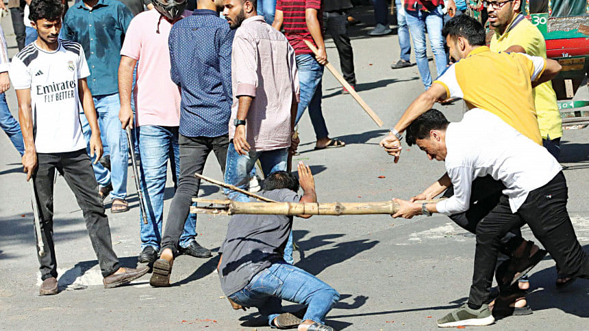BCL attack on quota reform protesters BCL attack on quota reform protesters