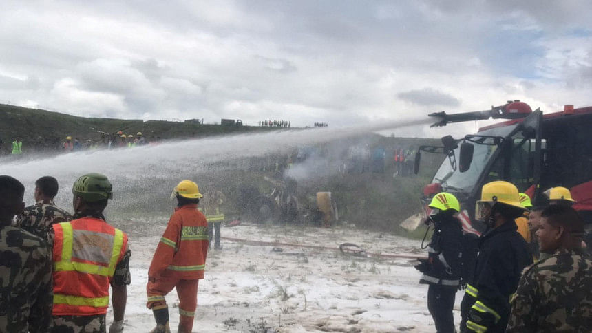 Plane crashes in Nepal with 19 aboard, several dead Plane crashes in Nepal with 19 aboard, several dead