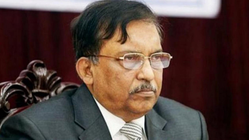 Former home minister Asaduzzaman Khan Former home minister Asaduzzaman Khan