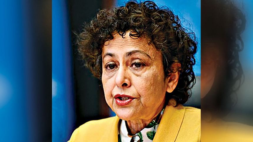 Irene Khan, the UN special rapporteur for freedom of expression and opinion Irene Khan