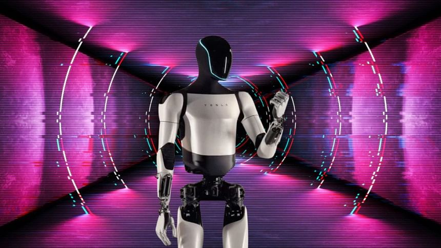 Tesla Optimus Robot. Tesla Optimus Robot.