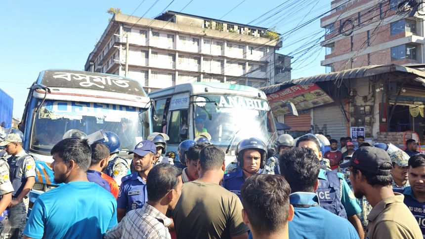 highway protest in Gazipur highway protest in Gazipur