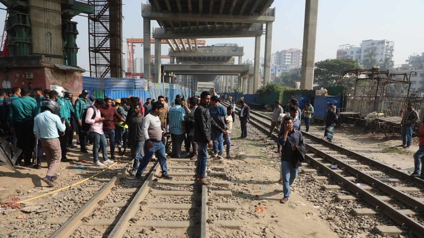 Bangladesh Railway workers blockade Bangladesh Railway workers blockade